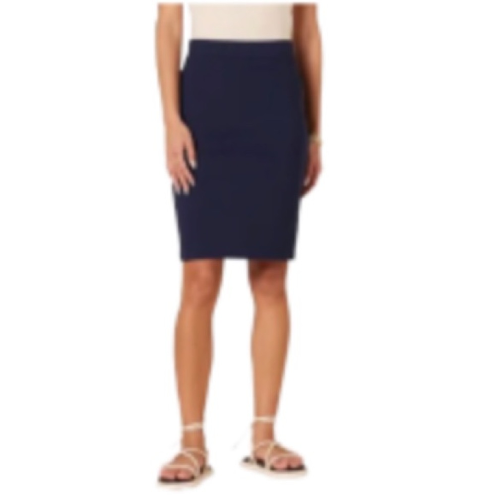 NWT Kim Rogers Dark Navy Pencil Skirt Size:  16